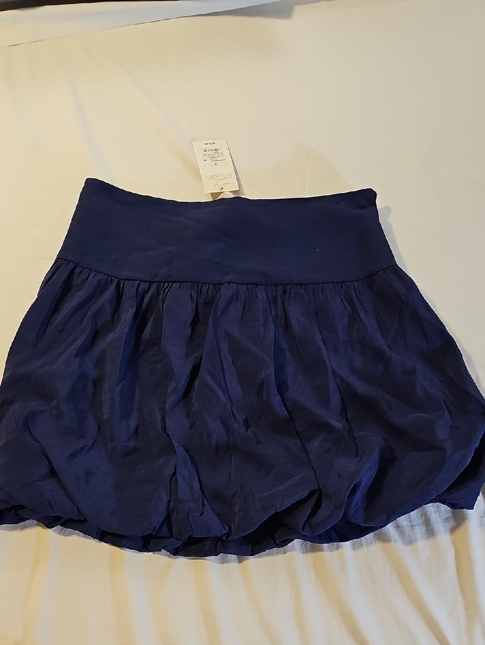 A New Dayy Navy Bubble Skirt